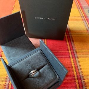 David Yurman X Collection Ring with Diamonds